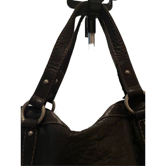 Brown LeathervFossil over the Shoulder Bah - Picture 8 of 8